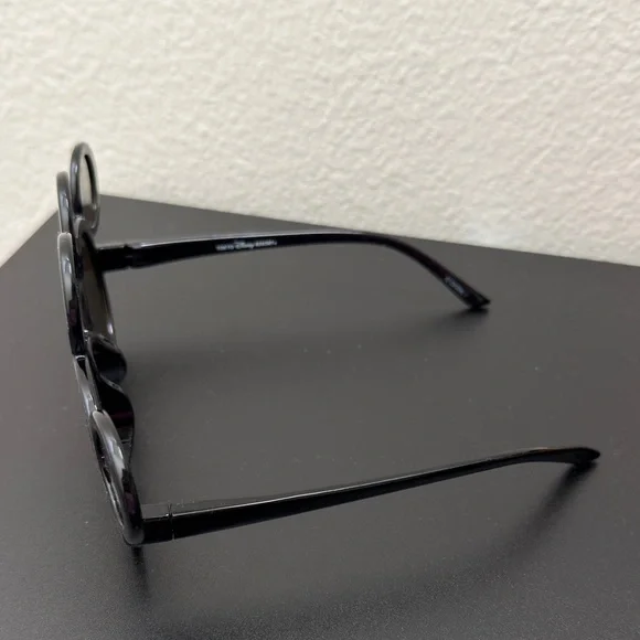 Tokyo Disney Mickey-Style Round Sunglasses in Black and Brown Lenses - Picture 5 of 5
